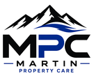 Martin Property Care, MPC logo with mountains